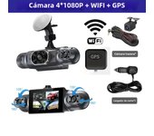 4*1080P Car DVR 4 Camera Video Recorder WIFI GPS 360 Dash Cam Front left right Rear View camera 24H Hardware Kit Car Assecories