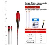 3PCS Composite Nano Luminous Float Body Foot+3PCS Tubes+1 Bag Hooks+1 Float Rest No Tail No CR425 Battery Fishing Tackle Tools