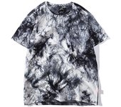 Tie Dye Men's Summer T-Shirt 100% Cotton Colorful Fashion Short Sleeves Tshirt for Woman Streetwear Hip-Hop Male Tops M-2XL