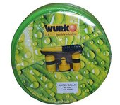 Wurko Manguera Látex Malla 15 Mm + Accesorios - Riego Fácil y Eficiente