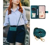 Long lanyard Flip Leather Case for Samsung Galaxy Note 20 Ultra 10 9 8 Plus A10 A20E A30 A50 A70 A51 A71 A21S Wallet Card Cover