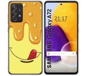 Tumundosmartphone Funda Gel Tpu para Samsung Galaxy A72 diseño Helado Vainilla Dibujos