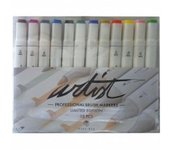 Rotuladores Alex Bog Professional Multicolor 12 Piezas Doble punta