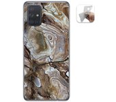 Tumundosmartphone Funda Gel Tpu para Samsung Galaxy A71 diseño Mármol 14 Dibujos