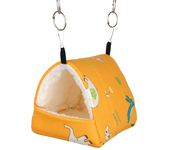 Pet cage Cute bird bed, mini cage, rabbit, squirrel mat, guinea pig nest, hamster house, small bed, pet hanging cage, winter