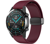 20mm 22mm Watch Strap For Samsung Galaxy watch 6/4/5 pro/classic/3/gear s3 Silicone Magnetic bracelet Huawei watch gt 4 2 3 band