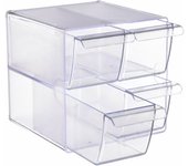 Organizador Multiusos Archivo 2000 Transparente 19 x 15 x 15 cm