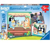 RAVENSBURGER PUZLES DE BLUEY 3 X 49 PIEZAS, 05685, TIENDA CON LICENCIA OFICIAL