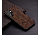 Case for Samsung Galaxy S24 S23 S22 S21 S20 S10 FE Ultra Plus Lite S10E + 5G funda bamboo wood pattern Leather cover Luxury case