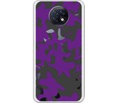 Funda compatible con Xiaomi Redmi Note 9T 5G - Militar Rosa