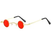 Gafas de sol retro de hip-hop, montura pequeña, redondas, para celebridades de Internet, para tiro callejero, mini gafas de sol modernas para hombres y mujeres, divertidas.