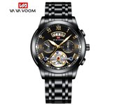 Relogio Masculino Top Brand Mens Luxury Watch Stainless Steel Luminescence Clock Casual Chic 3Bar Waterproof Outdoor Sport Watch