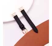 18 20mm 22mm Luxury Leather Strap For Huawei Watch GT4 GT5 41mm 46mm Women Slim Band For Samsung Galaxy Watch 4 5 6 7 40mm 44mm
