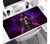 Xxl Large Anime Mouse Pad Gaming Accessories Desk Mortal Kombat Mousepad Gamer Deskmat Keyboard Mat Mats Cute Mause Pc Pads Mice
