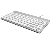 R-Go Tools Compact Break RGOCOUKWDWH teclado USB QWERTY Inglés Blanco