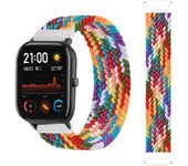 20mm 22mm Braided solo loop For Amazfit GTS/2/2e/GTS2 Mini/GTR 42mm/47mm/GTR2/2e/stratos 2/3 Bracelet Watch Amazfit bip strap