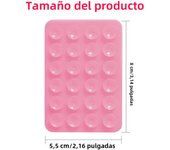 Double Side Silicone Suction Pad For Mobile Phone Fixture Suction Cup Backed Adhesive Silicone Rubber Sucker Pad For Fixed Pad