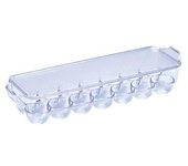 Huevera con tapa MONDEX: Mantiene tus huevos frescos y organizados - 37x11,5x8cm