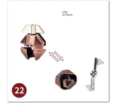 Metal Puzzle Brain Teasers Grow the Intellect Box Unwrapped Toys For Kids Adults Fidget For Logica Games