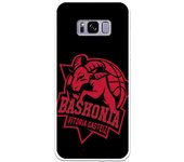 Funda original compatible con Samsung Galaxy S8 - Baskonia escudo rojo fondo negro