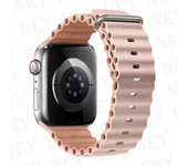 Ocean silicone strap for Apple Watch Ultra2 49mm 45mm 40mm 44mm 41mm sport bracelet for apple watch bands serie 9 8 7 6 5 4 3 SE