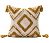 Juego de 2 fundas de asiento Boho de 45x45cm, con Cremallera Oculta