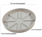 Pot Tray Round Movable Planter Dolly Trolley Pallet Outdoor Indoor Tree Flower Planter Stand Indoor Outdoor Garden