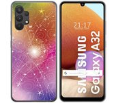 Tumundosmartphone Funda Gel Tpu para Samsung Galaxy A32 4G diseño Abstracto Dibujos