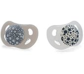 TWISTSHAKE CHUPETES BLANCO Y GRIS 0-6 MESES 2U