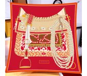 Brand Design Twill Print Silk Scarf Women Luxury Hairband Neckerchief Shawls Bandanna Headband Foulard Ribbon Square Scarves
