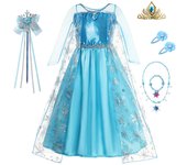 2025 Carnival Party Ball Dress, children's dress Princess dress, Cosplay Princess dress + accessories