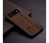 Case for Google Pixel 6 Pro 6A funda bamboo wood pattern Leather new phone cover Luxury coque for google pixel 6a case capa
