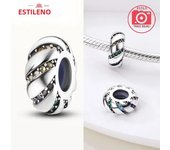 Real S925 Silver Stopper Clip Charm Star Bow Charms Beads for Original Pandora Bracelets Fine Jewelry Gifts for Women Diy