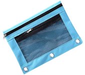 Colorful Double Layer canvas Cloth Zipper Paper File Folder Book Pencil Pen Case Bag File Document Bags