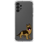 Funda Silicona Antigolpes para Samsung Galaxy A13 4G diseño Perros 03 Dibujos