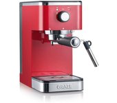 GRAEF cafetera espresso con portafiltro Salita ES 403, roja