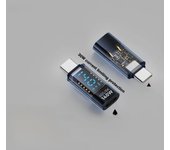 140W USB C To Type C Adapter Lightning Output Digital Display Fully Transparent Adapter For iPhone Tablet Laptop OTG Connector