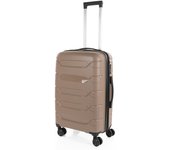 Itaca - Maletas De Viaje Medianas. Maleta Mediana 4 Ruedas. Maletas Medianas De Polipropileno. Maleta De Viaje 20Kg , 65Cm. Maleta Viaje Rígida Con Candado TSA 760260