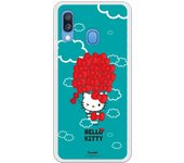 Funda original compatible con Samsung Galaxy A20E - Hello Kitty Globo Lazos