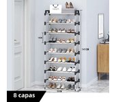 3-8Floor Simple Shoe Rack Multi Layer Dustproof Household Doorstep Shoe Cabinet Storage Space Saving Assembly Of Small Shoe Rack