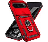 Lens Protector Shockproof Heavy Hard Phone Case With Metal Stand For Google Pixel 6 7 8a 9 9pro 9proXL