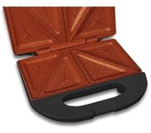 ELDOM ST11 sandwichera 750 W Negro, Plata