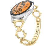 20mm Chain Stainless Steel Strap for Samsung Galaxy Watch 7 6 5 4 40mm 44mm Womens Band for Huawei GT3 Pro 43mm GT2 42mm Cute