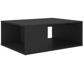 vidaXL Mesa de centro madera contrachapada 90x67x33 cm Blanco, Negro, Roble Sonoma Mesita de Salón o Comedor o Auxiliar Mesa de Café Meuble Salón