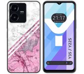 Funda Silicona para Vivo Y35 / Y22s diseño Mármol 03 Dibujos