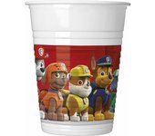 ZIRIZON - Vajilla  para Fiesta Patrulla Canina 6 Invitados con platos de cartón, vasos y servilletas , vajilla compostables, biodegradables,vajilla de fiesta de cumpleaños