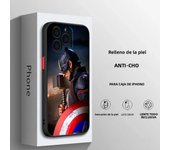 Marvel Captain America For Apple iPhone 15 14 13 12 11 XS XR X 8 7 Pro Max Plus Pro Frosted Translucent Phone Case
