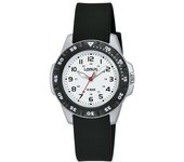 Lorus Reloj Niña, Niño Ninos 3 Agujas Correa Silicona Negro Plástico 10 Atm