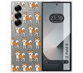 Tumundosmartphone Funda Carcasa Dura para Samsung Galaxy Z Fold 6 5G diseño Perros 08 Dibujos