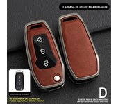 2 3 Buttons Metal Car Key Case Cover for Ford Ranger C-Max S-Max Focus Galaxy Mondeo Transit Tourneo Custom Ranger Accessories